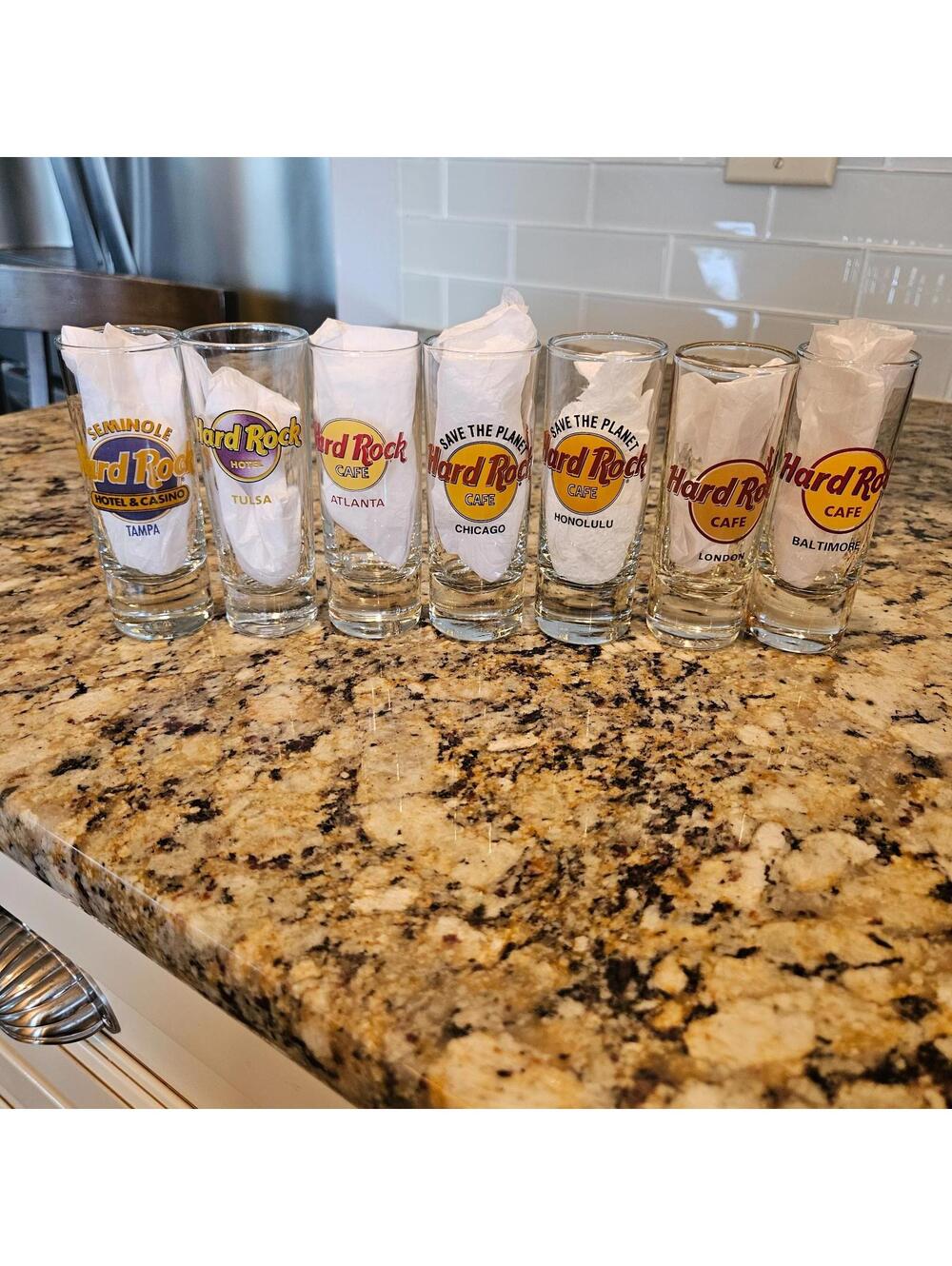 Hard Rock Cafe Shot Glasses - Pick Your City